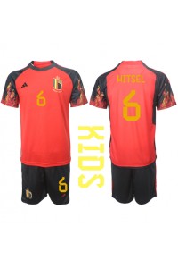 Fotbalové Dres Belgie Axel Witsel #6 Dětské Domácí Oblečení MS 2022 Krátký Rukáv (+ trenýrky)